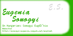 eugenia somogyi business card